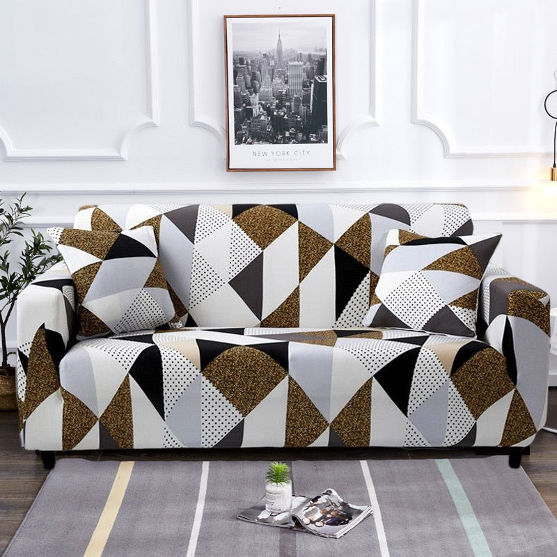 Moderne Antiskli Fargerik Elastisk Sofatrekk | Luvikno