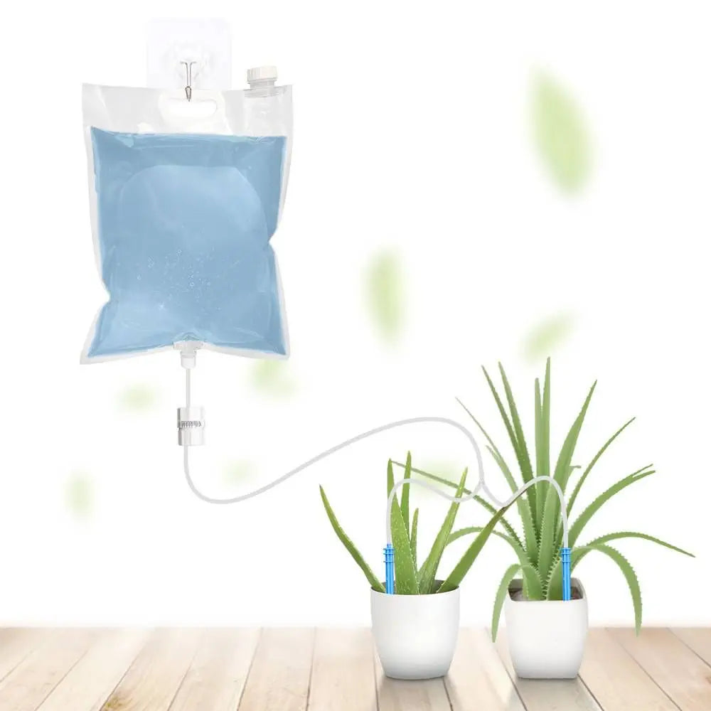 Luvikno | Floriva Plante Vanning Bag | Opptil 30 Dager Automatisk Dryppvanning | Med Ventil & 1 m Slange | 2–6.5 L