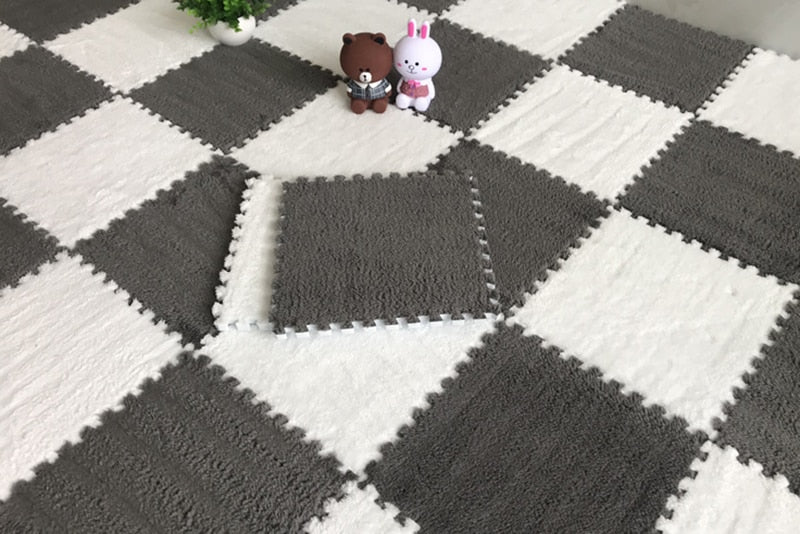 DIY Vinter Plush Puslespill Matte | Luvikno