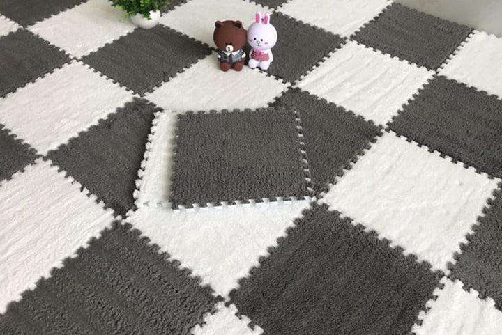 DIY Vinter Plush Puslespill Matte | Luvikno