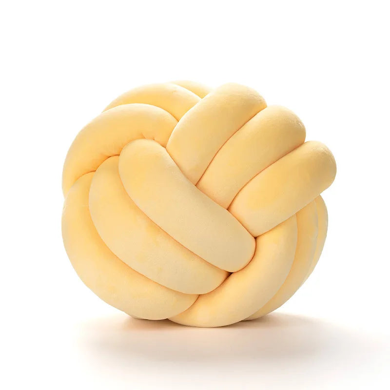 Plush Knot Cushion (Velour) | Luvikno