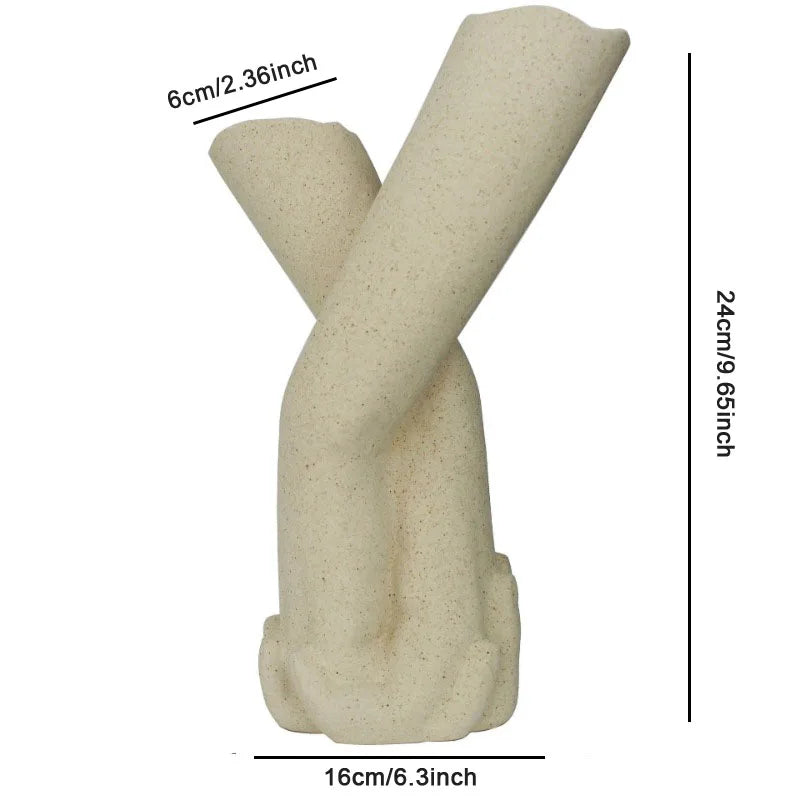 Lovers' Hands Keramisk Vase | Luvikno