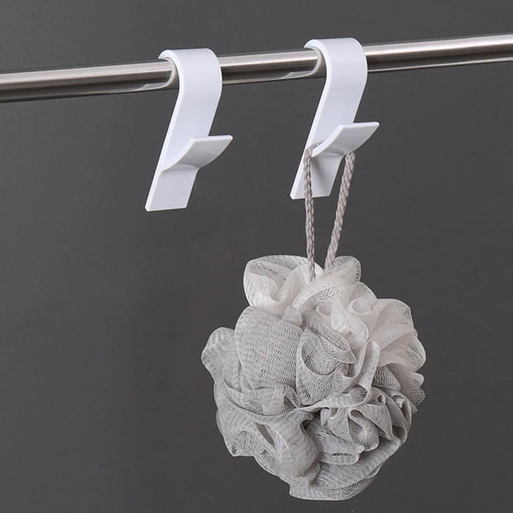 Luvikno | HeatHook Radiator Hooks Set | 4-Pack | Plassbesparende & Gjennomsiktig | For Bad & Kjøkken