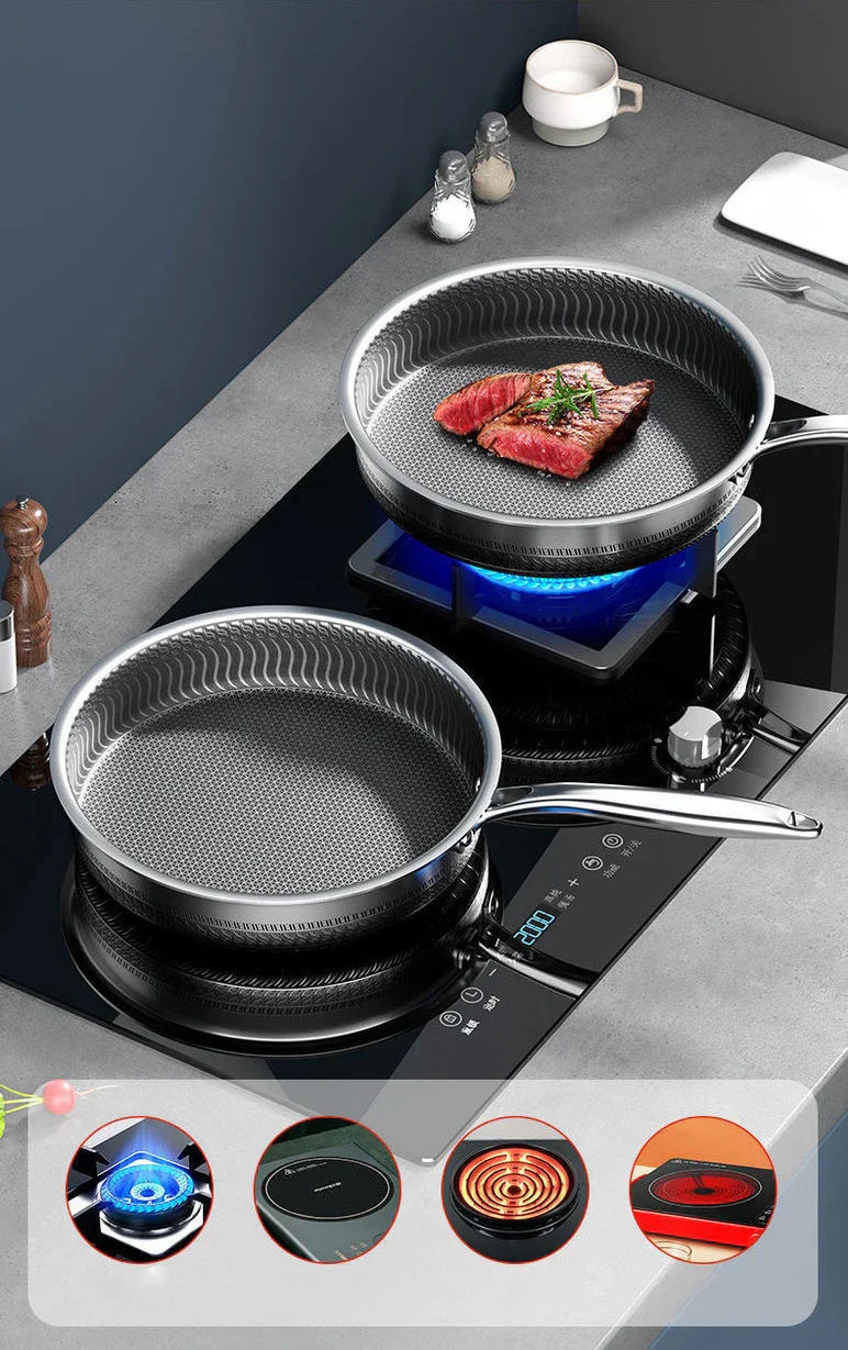 SmartSlick - Antibakteriell olje-besparende stekepanne med non-stick belegg Luvikno