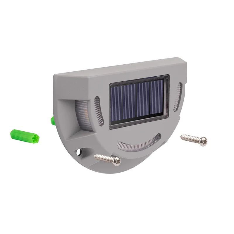 Luvikno | Lumivance Soltrinnlys 2-i-1 | Varmehvit & Kaldhvit | Vanntett IP65 | For Uteområder, Trapper, Stier & Innkjørsler