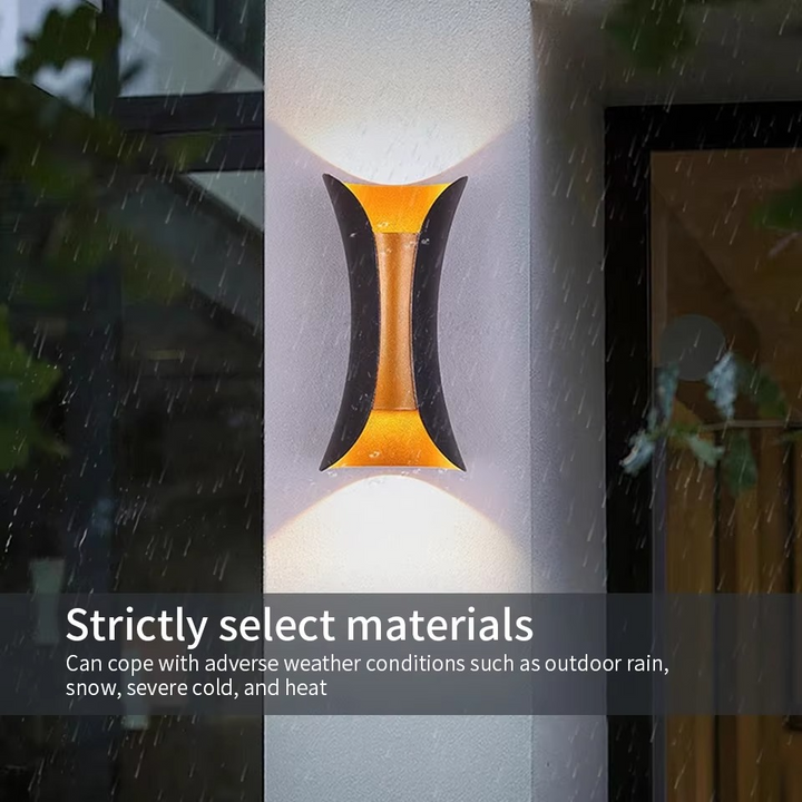 Moderne Dual-Tone LED Vegglampe – Vanntett & Minimalistisk for Innendørs & Utendørs Luvikno