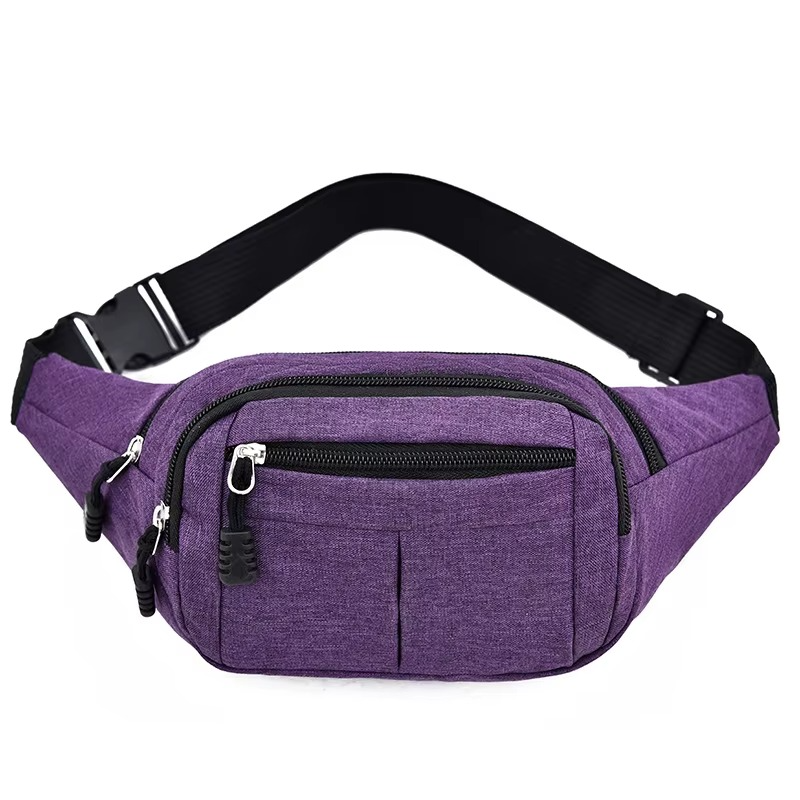 Unisex Vanntett Lærveske for Midje og Crossbody for Friluftsliv Luvikno