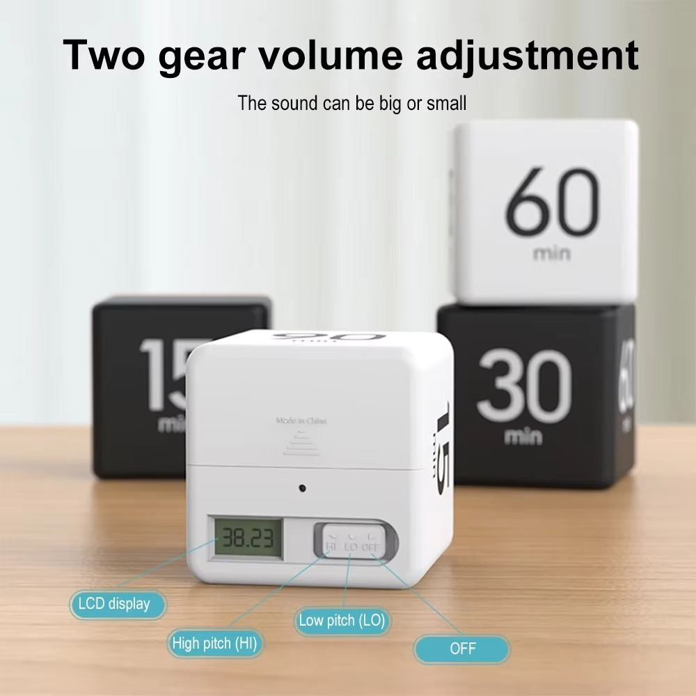 Hexagon Magnetisk Visuell Flip Timer - Stille, Smart, og Effektiv Luvikno