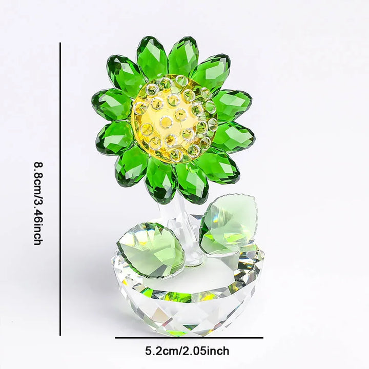 Crystal Glass Solsikke | Luvikno