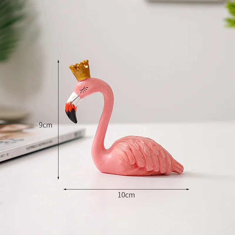 Flamora dekorativ flamingo figur – Eleganse og unik karakter for hjemmet Luvikno