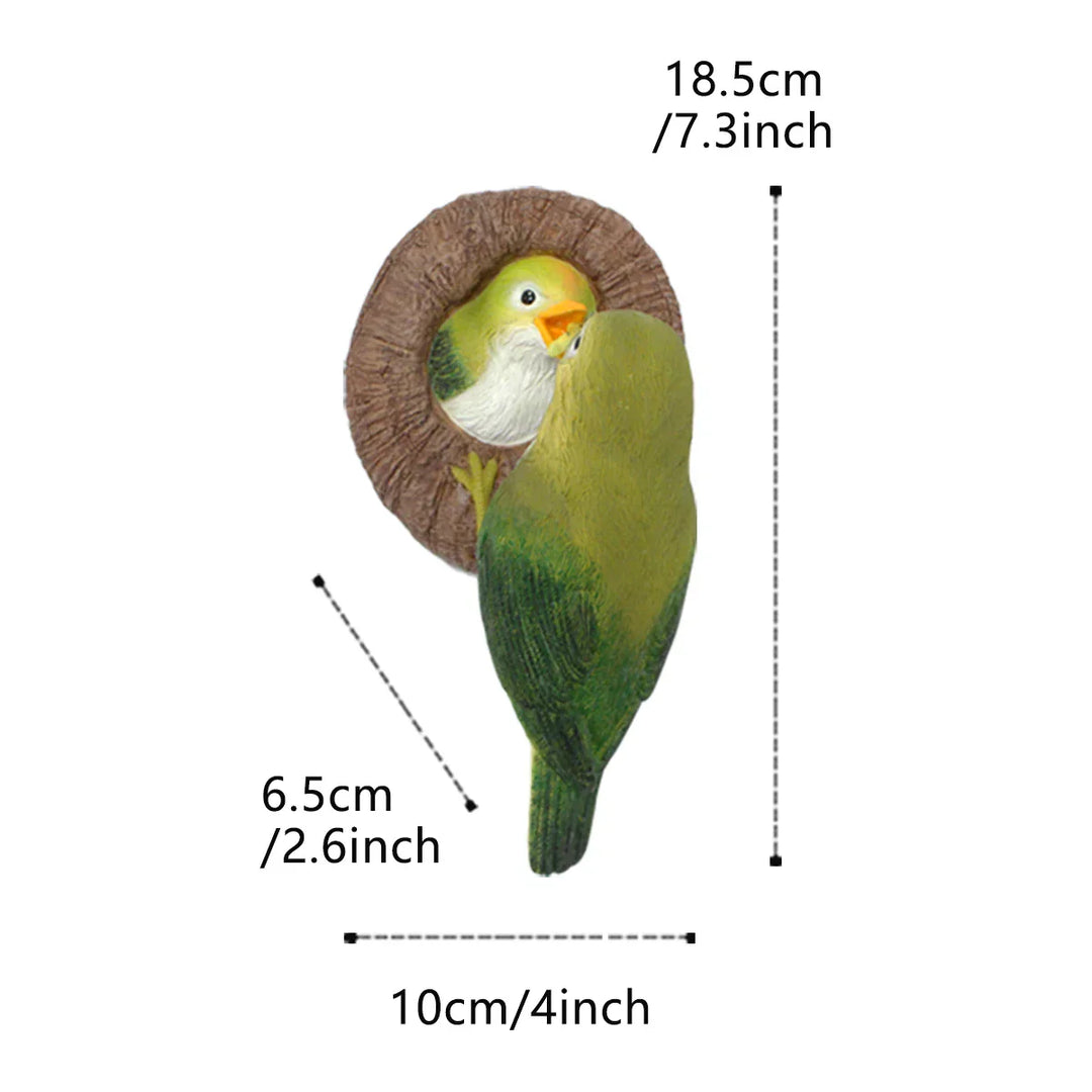 Lovebirds Tree Hug Wall Hanging Decor | Luvikno