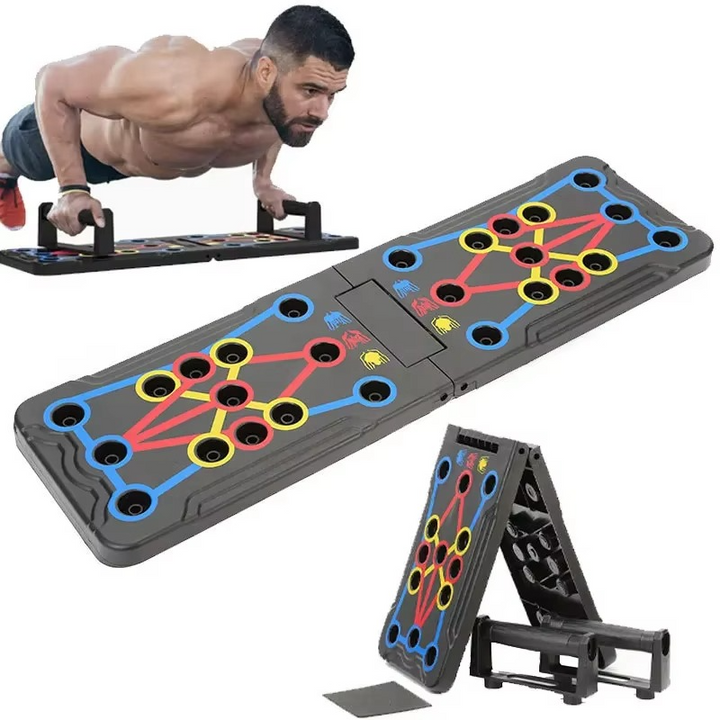 Bærbar Sammenleggbar Push Up Brett for Helkropp Hjemmetrening Luvikno