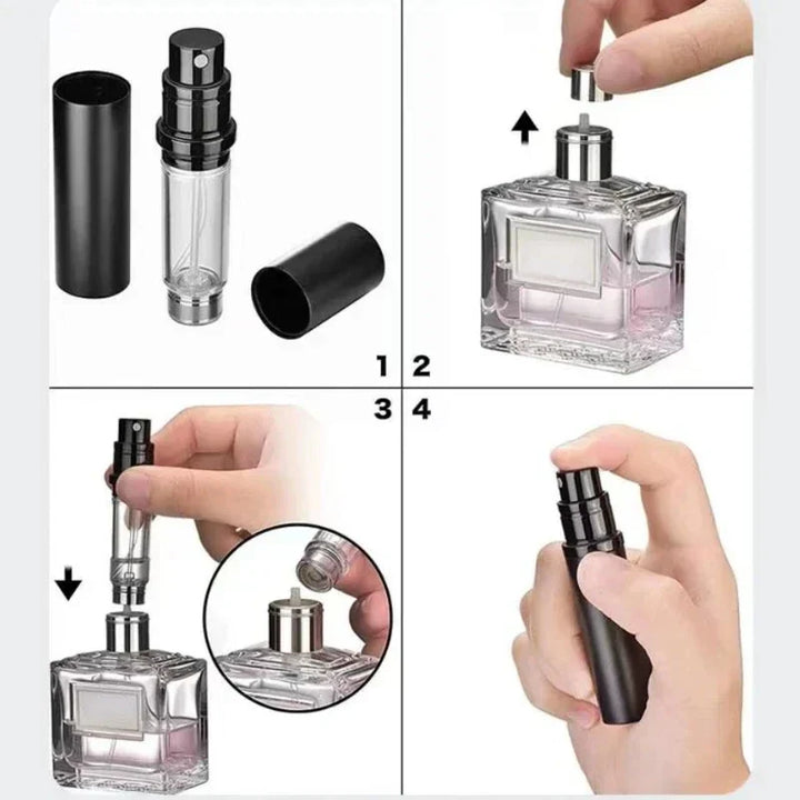 Luvikno | AEROFILL Mini Parfymespray |Påfyllbar & Lekkasjefri | Ideell for Reise | 5ml