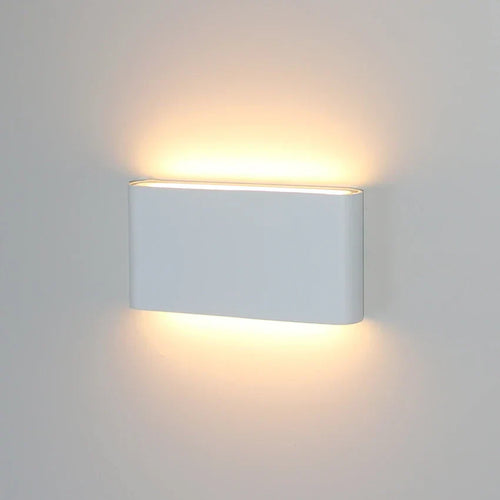 Værbestandig LED vegglampe, Robust dekorativ vegglampe for innendørs og utendørs bruk | Luvikno