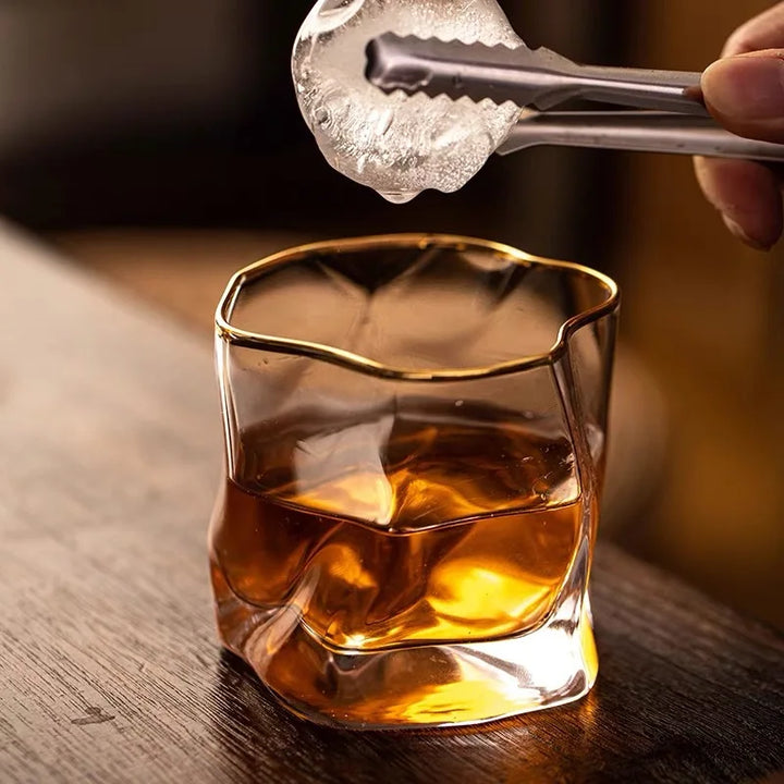 Texturert Whiskey Glass 2-delt Sett Luvikno