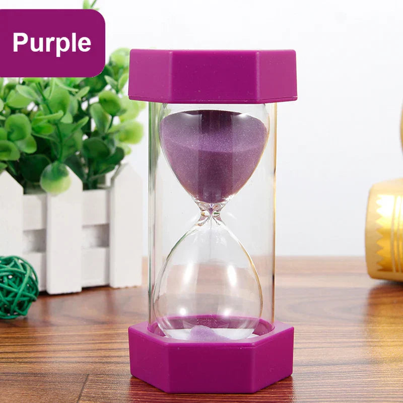 Hexagonal dekorativ timeglass – flere tidsalternativer og farger | Luvikno