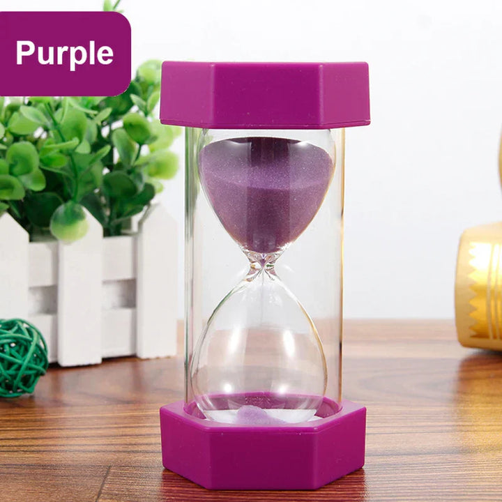 Hexagonal dekorativ timeglass – flere tidsalternativer og farger | Luvikno