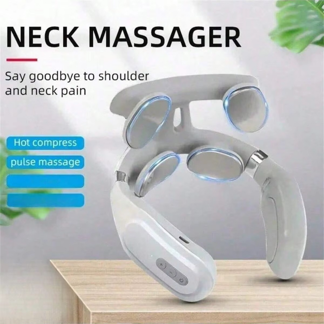 Ultimate Avslapning Nakkefor og Skuldermassører, USB Ladbar Luvikno