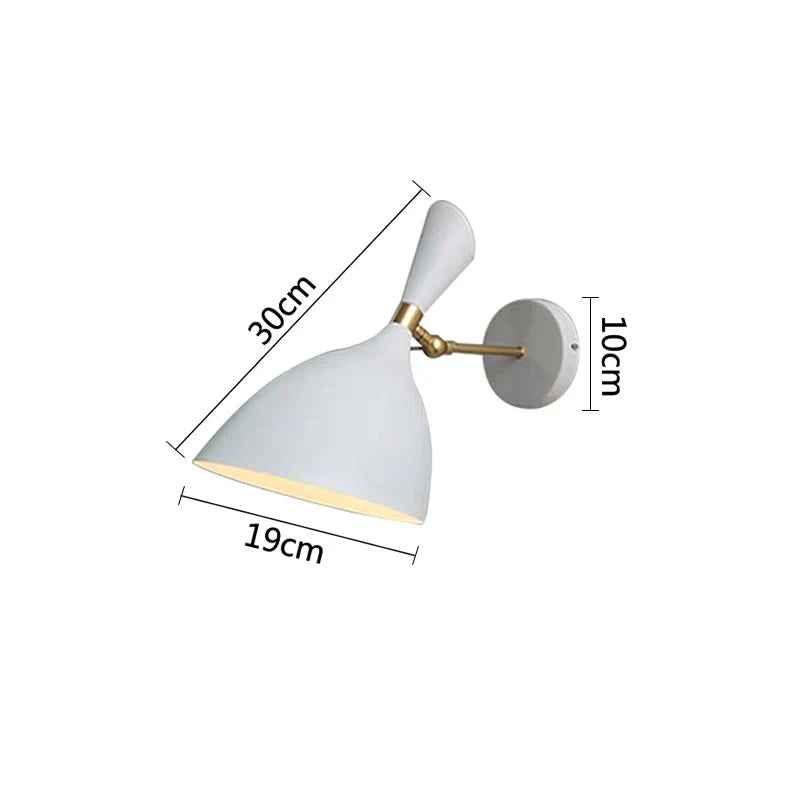 Luminous Haven – Industriell LED Sengelampe for Soverommet Luvikno