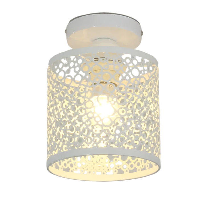 Industriell Loftlampe med Åpen Ramme i Vintage Stil Luvikno