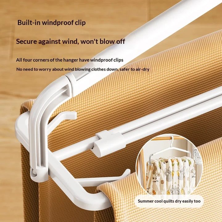 Fold Away Utvidbar Kleshengerrack | Luvikno