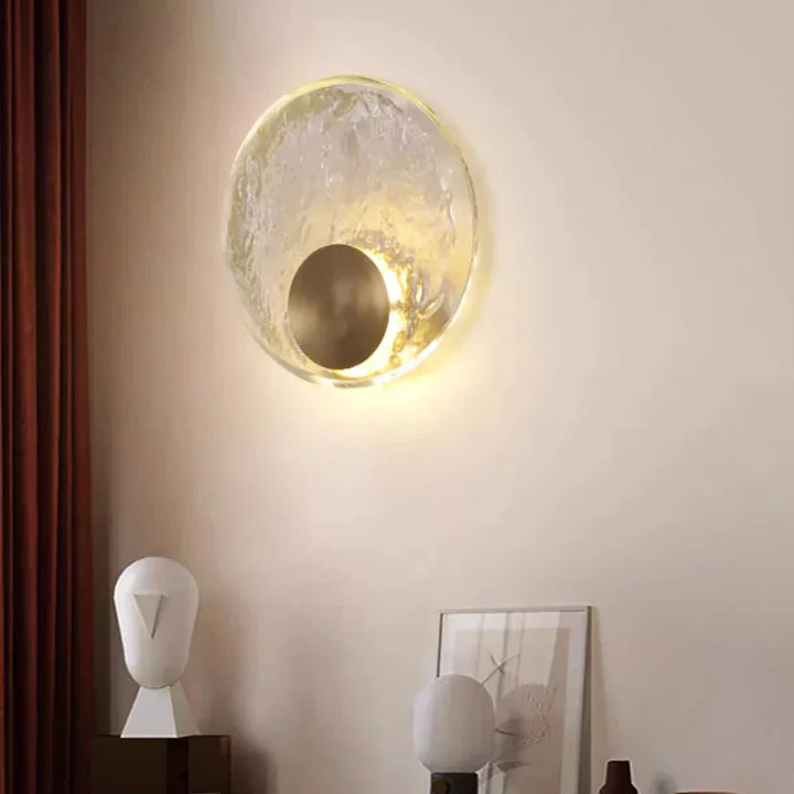 CrystalLuxe - Elegant LED Krystall Vegglampe Luvikno