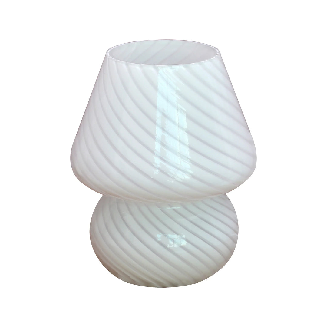 Luvikno | Murano Bordlampe - Unik Glass Sopp Bordlampe for Magisk Atmosfære