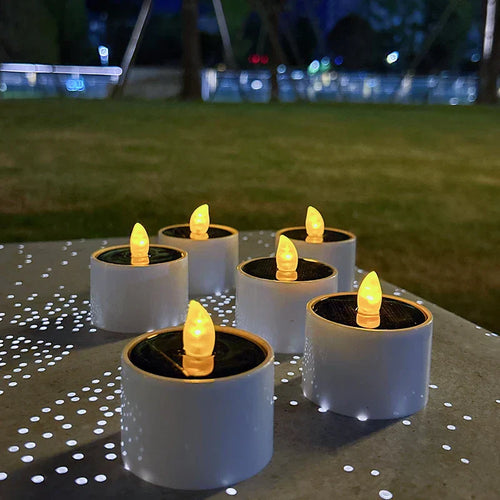 Solenergidrevne LED-lys - Flammende utendørsbelysning for hage og terrasse | Luvikno