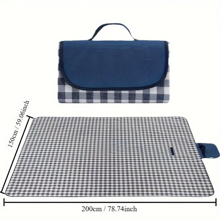 Luvikno | Piknikteppe Travella | Sand- og Vanntett | Ekstra Stor 203x145 cm | For Strand & Utendørs