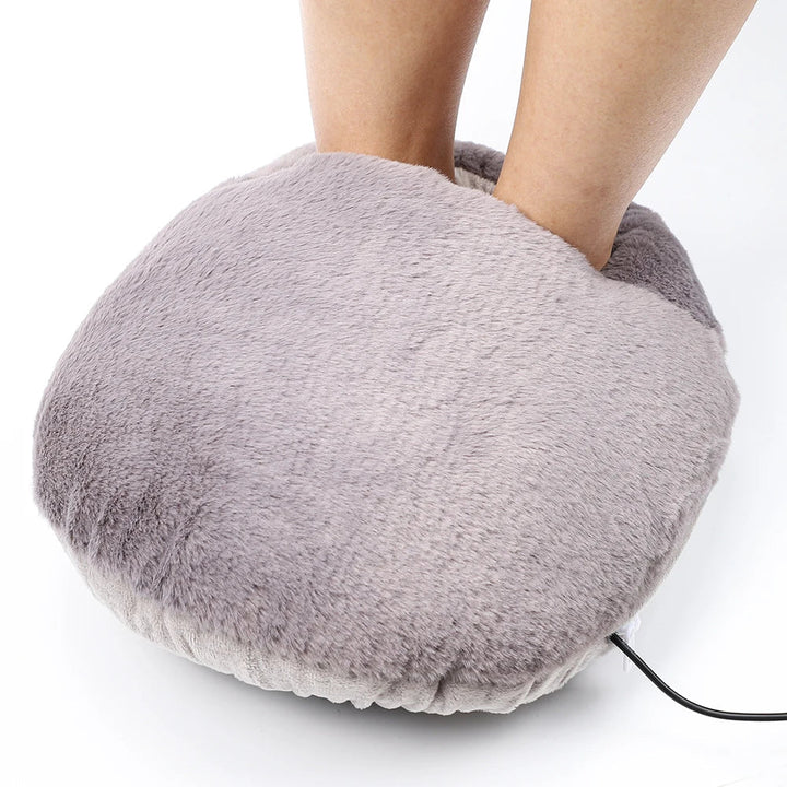 Fluffy oppvarmede fotvarmere | Koselig oppvarmet fotpute | Luvikno