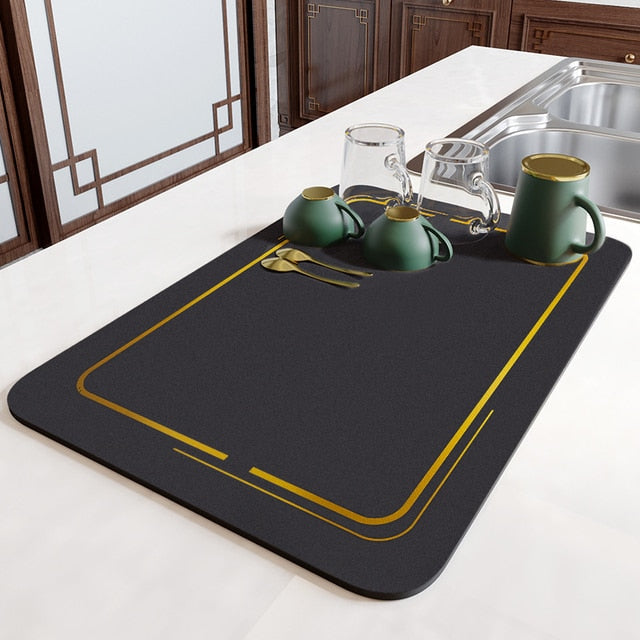 AbsorpTowel Mat - Antiskli, Ultra-absorberende og Stilig Luvikno