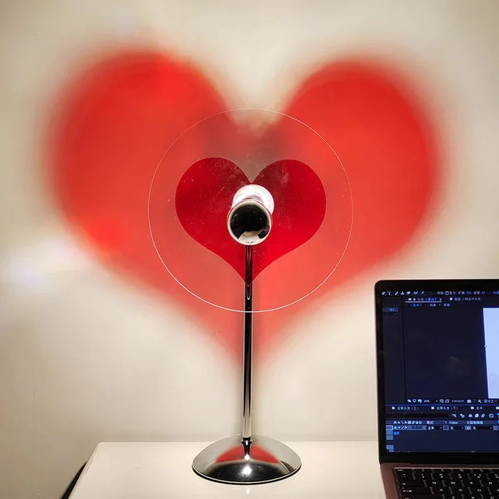 LoveLight – Hjerteformet LED-lampe for romantisk belysning Luvikno