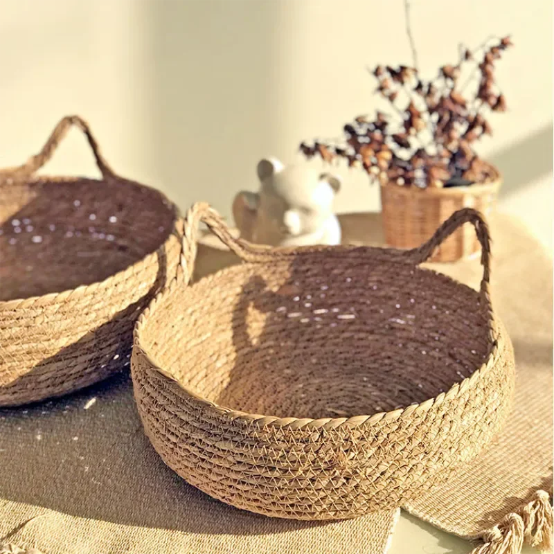 Rattan kattekurv håndlaget & vaskbar Luvikno