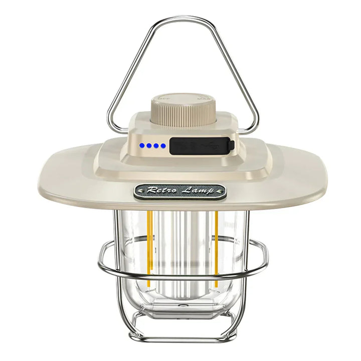 Retro oppladbar LED-lanterne for eventyr Luvikno