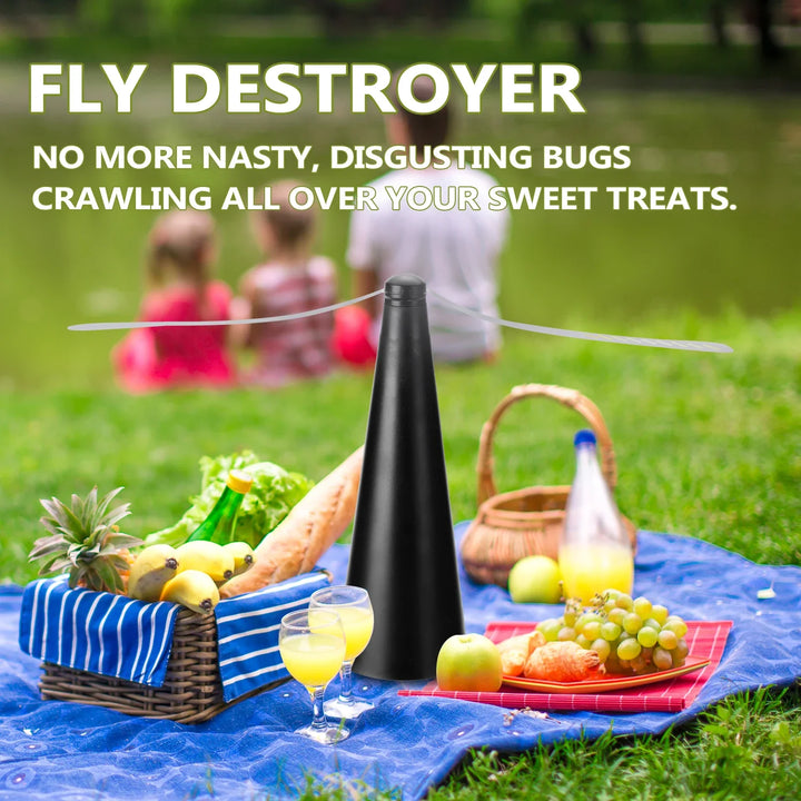 Luvikno | AeroLumen Naturguard Insektavvisende Bordvifte | 360° Roterende Insektforsvar Vifte | Stille & Sikker | For Utendørs, Camping, Piknik