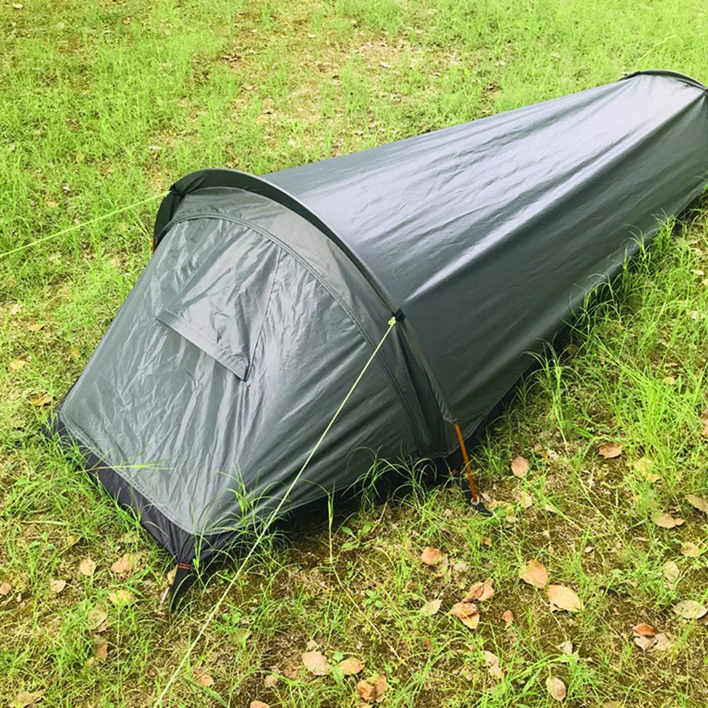 Luvikno | Trekvento SoloShield Ultralett Enkeltelt | Vanntett & Vindstøtende | Med Aluminiumstenger & Lagringspose | For Fotturer, Turer & Camping