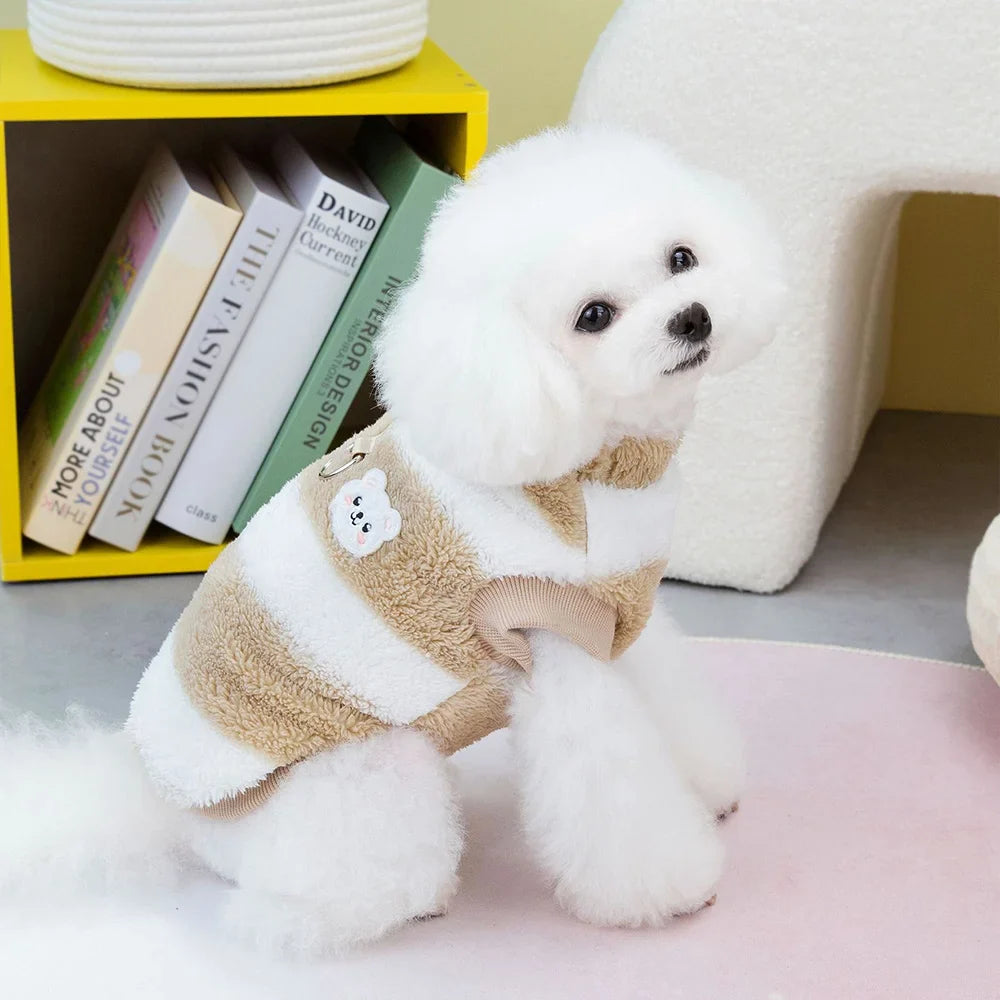 Varmere fleece hundegenser for små hunder Luvikno
