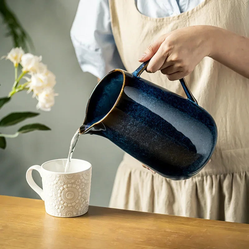 Laguna Kiln Blue Keramikk Kanne Luvikno