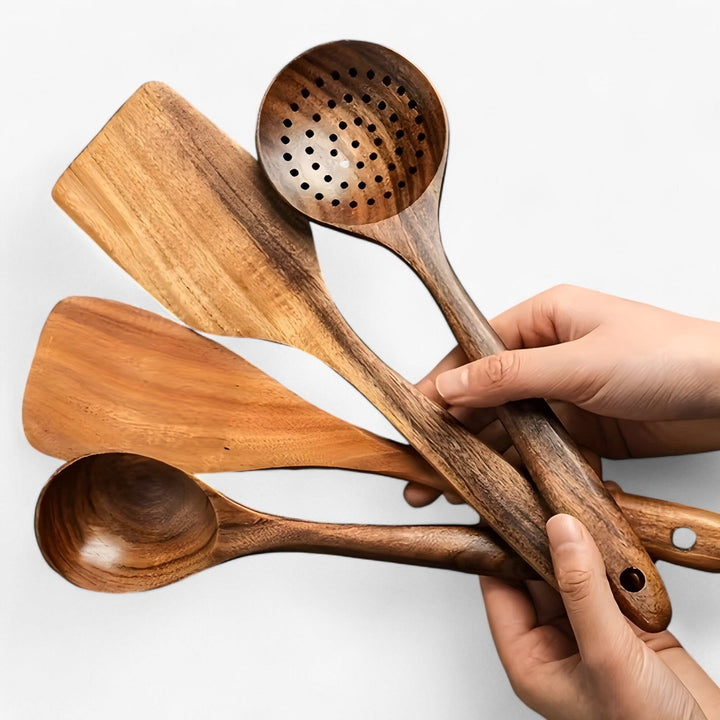 EcoWood Trebestikk Set med 11 Deler Luvikno