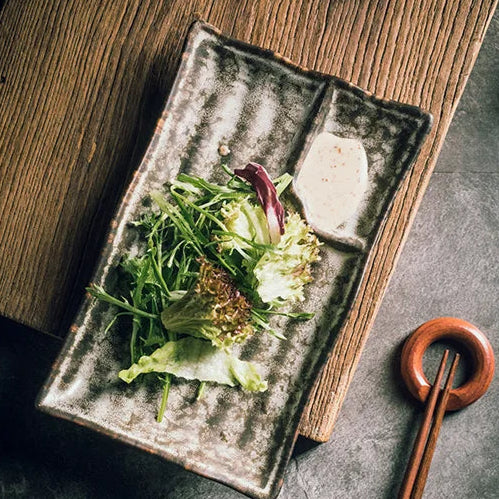 Håndverks keramiske sushi tallerkener Luvikno