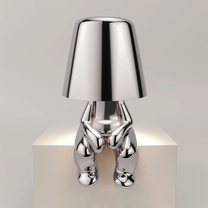 Moderne Gull Metall LED Bordlampe Luvikno