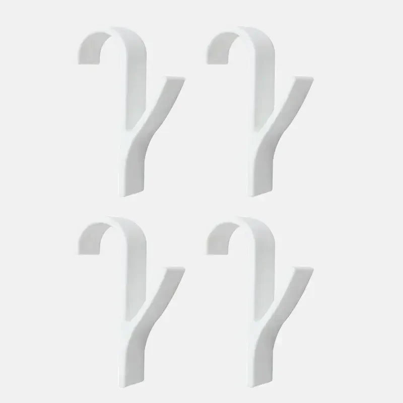 Luvikno | HeatHook Radiator Hooks Set | 4-Pack | Plassbesparende & Gjennomsiktig | For Bad & Kjøkken