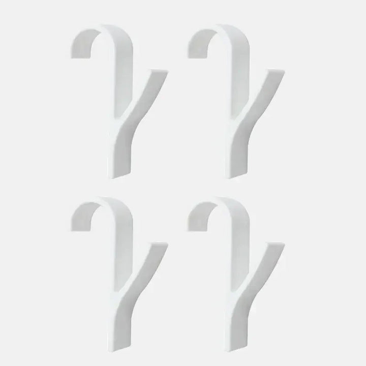 Luvikno | HeatHook Radiator Hooks Set | 4-Pack | Plassbesparende & Gjennomsiktig | For Bad & Kjøkken