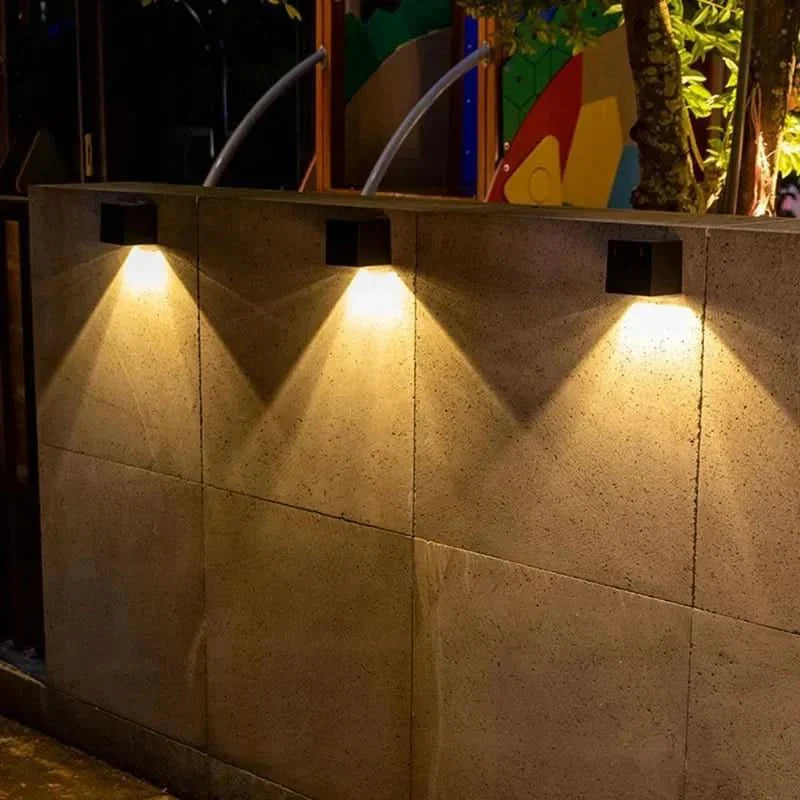 Solar LED Utendørs Vegglampe | Luvikno