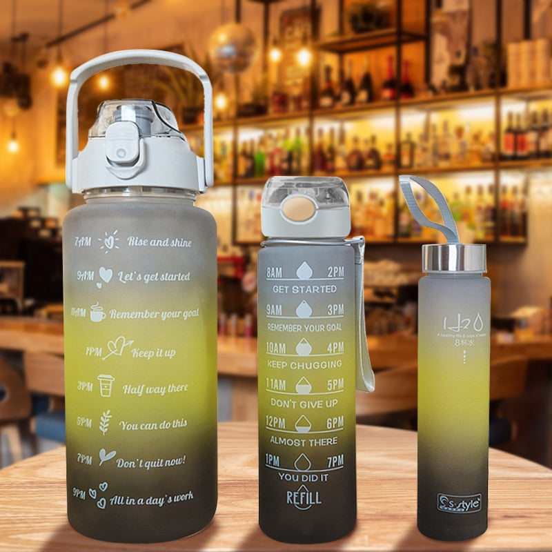 All Day Hydrate Time Marker Vannflaske | Luvikno