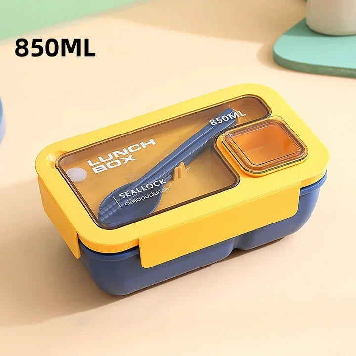 Bento matboks for på farten med bestikk | Luvikno