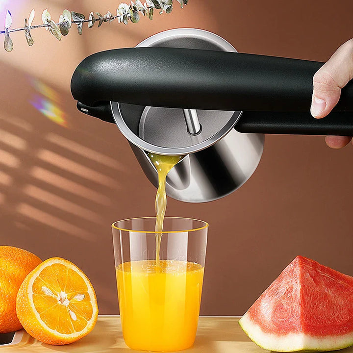 Luvikno | Pressano Manual Juicefanger laget av rustfritt stål | Patentert design | 50% høyere juiceutbytte | For sitrus, granateple & mer