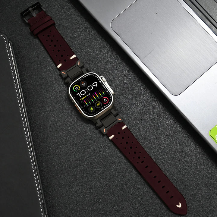 Luvikno | Ekte lær Apple Watch-bånd – Stilig og slitesterk klokkerem for din Apple Watch