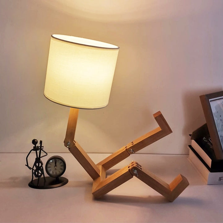 Thinker Tre roboter Moderne Nattlampe | Luvikno