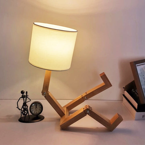 Thinker Tre roboter Moderne Nattlampe | Luvikno